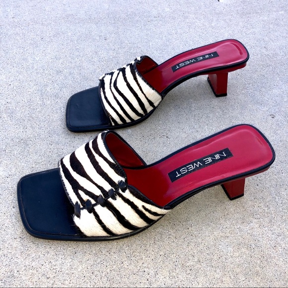 Nine West Shoes - Vintage Nine West Zebra Heels